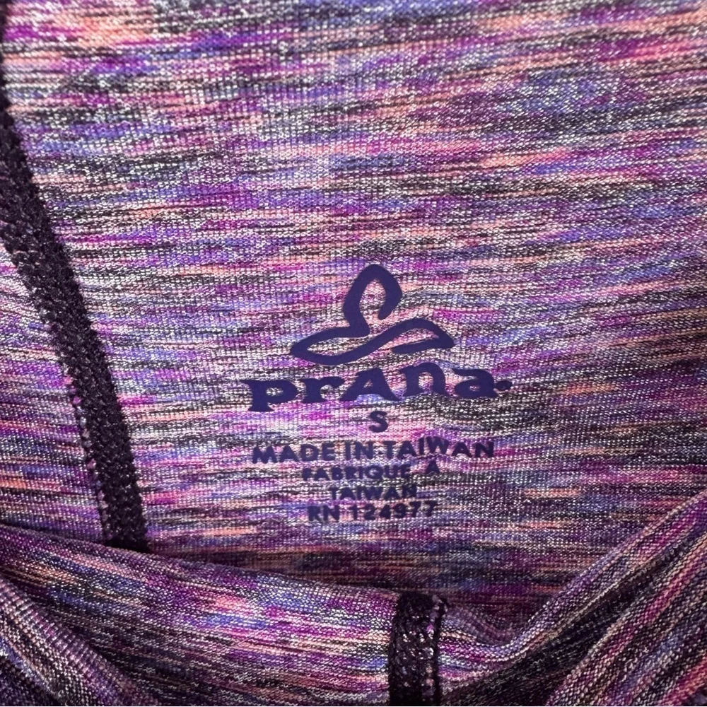 Prana Leanne A-line Foldover Athletic Skirt Purple Space Dye Size Small